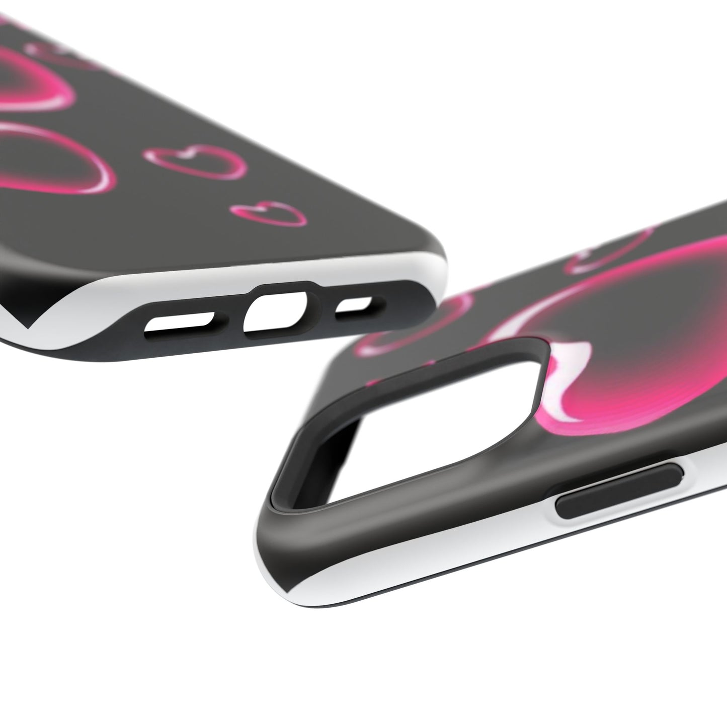 Purple Goth Collage Impact Phone Case — "Think Very Deeply" Protective Cover