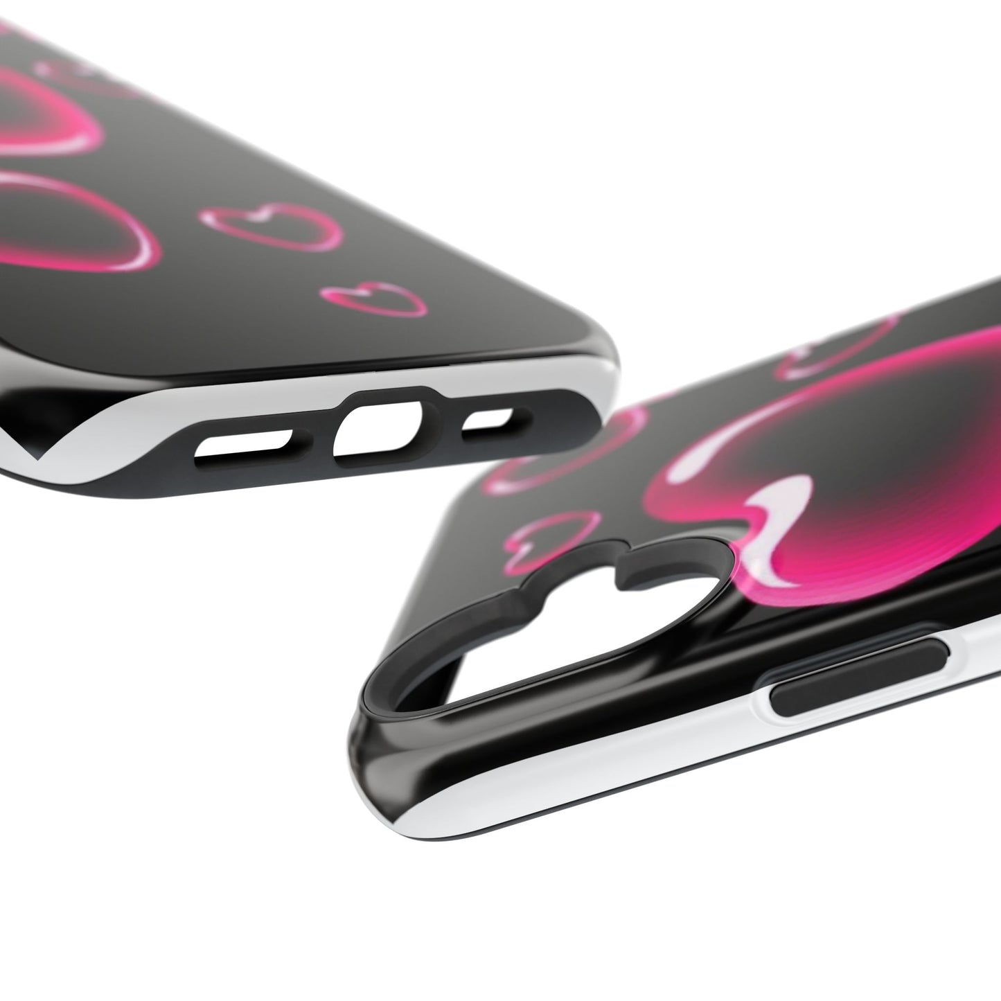 Purple Goth Collage Impact Phone Case — "Think Very Deeply" Protective Cover