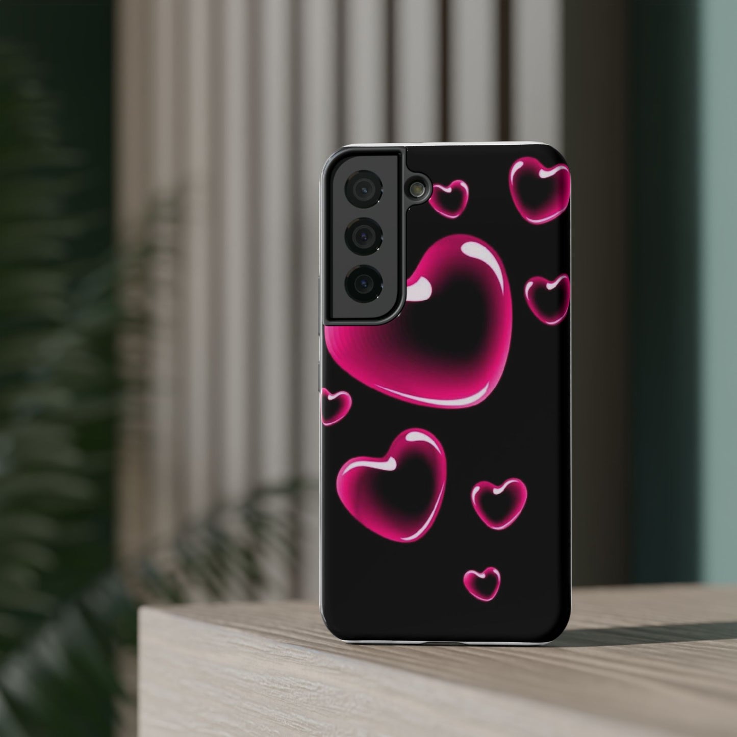 Purple Goth Collage Impact Phone Case — "Think Very Deeply" Protective Cover