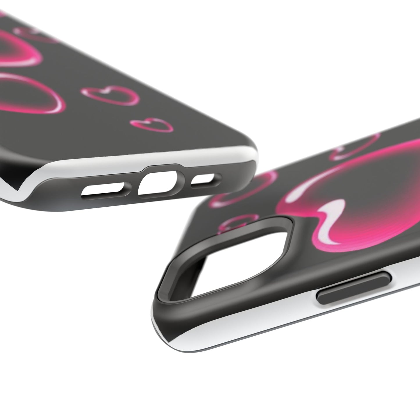 Purple Goth Collage Impact Phone Case — "Think Very Deeply" Protective Cover