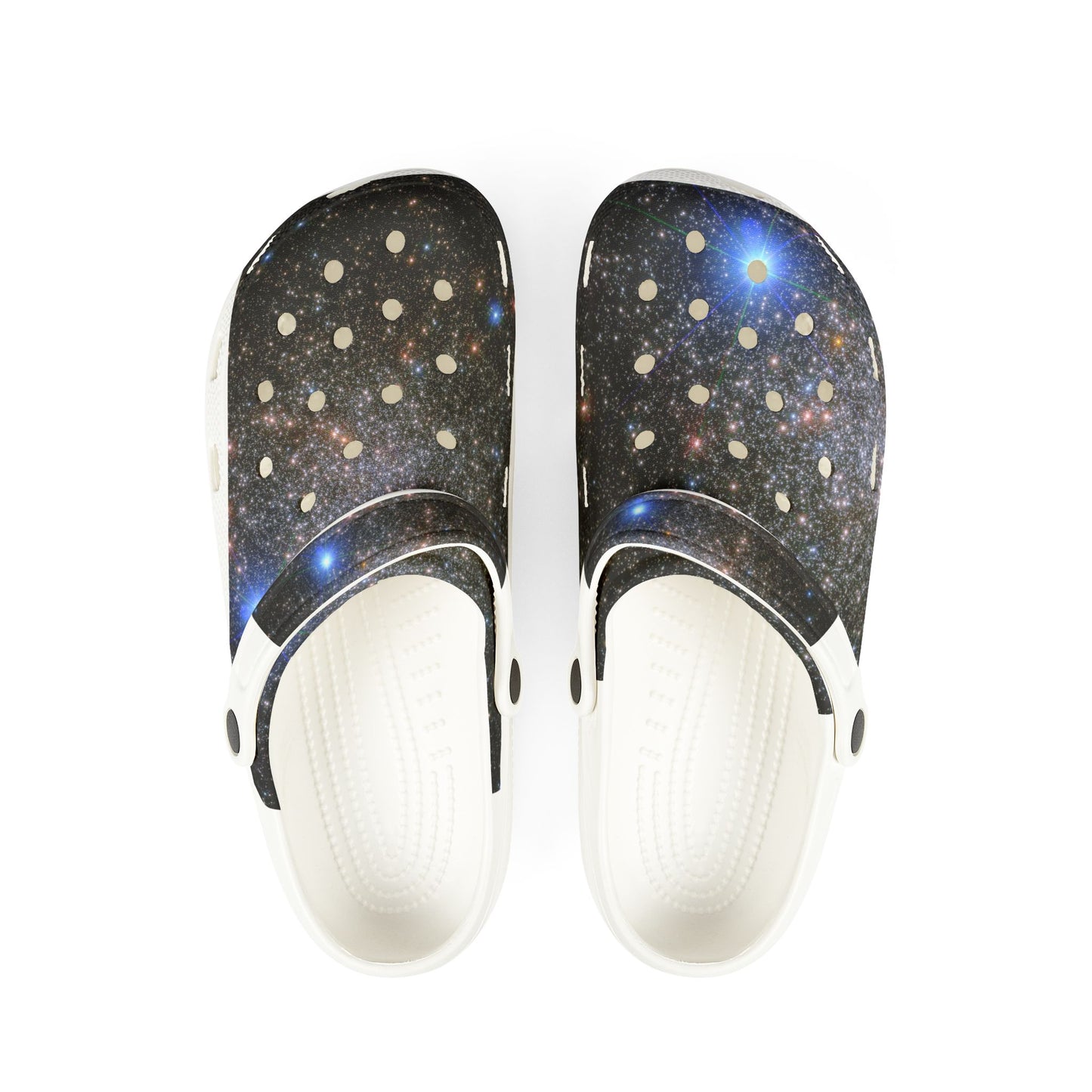 Galaxy Nebula EVA Clogs - Space Print Foam Shoes