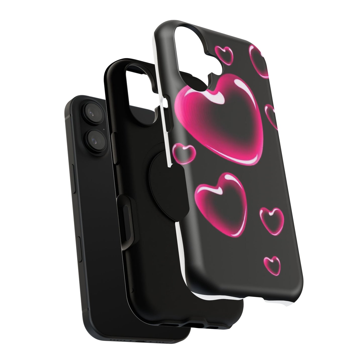Purple Goth Collage Impact Phone Case — "Think Very Deeply" Protective Cover