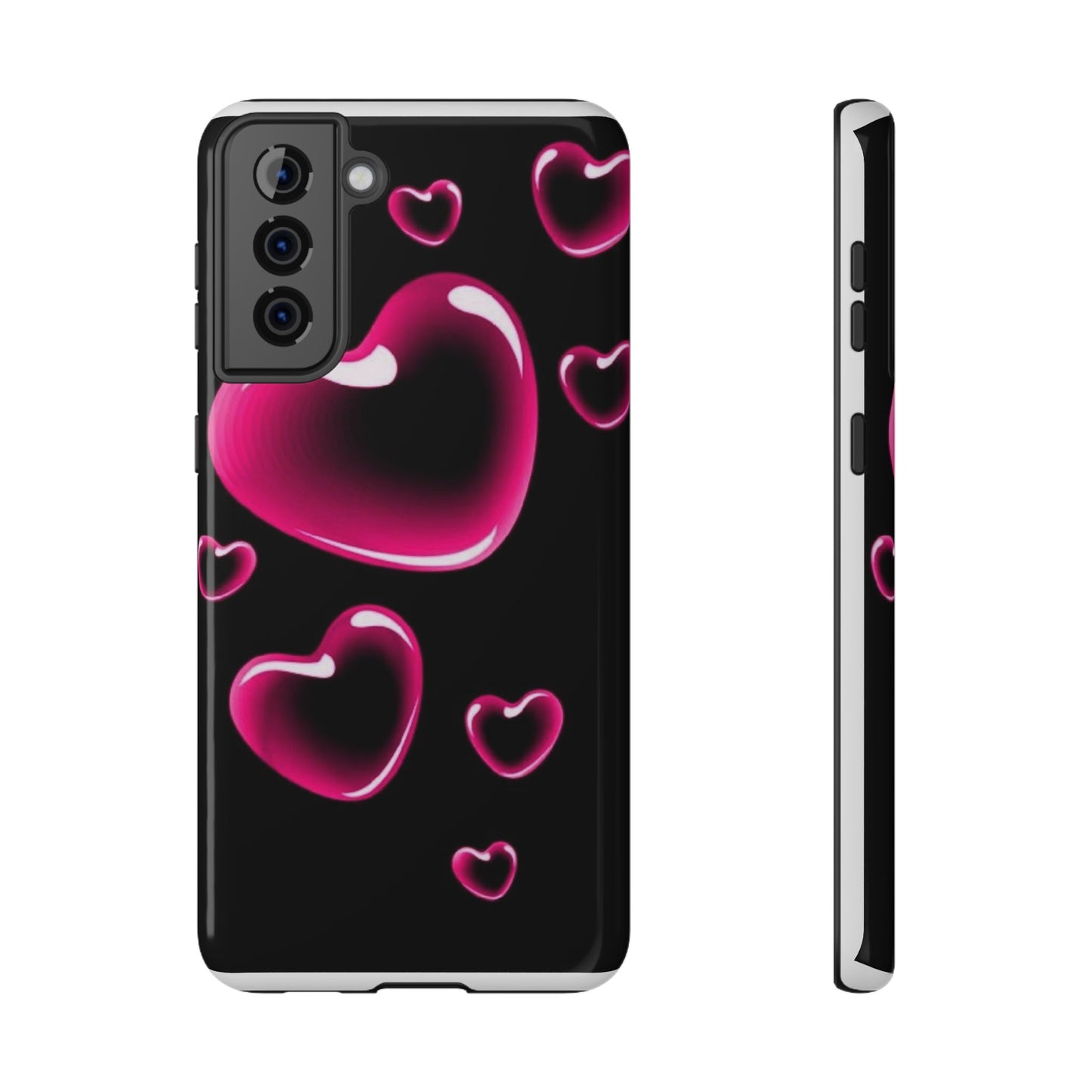 Purple Goth Collage Impact Phone Case — "Think Very Deeply" Protective Cover