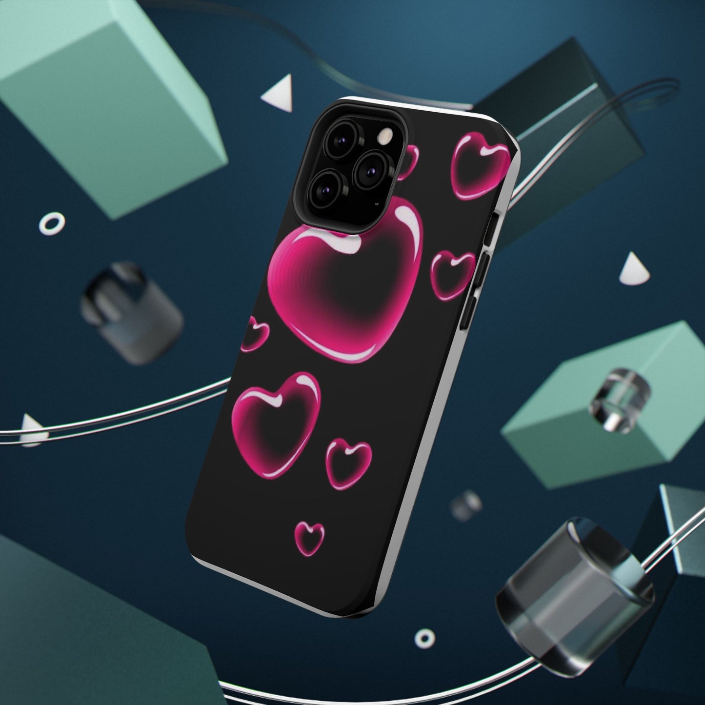 Purple Goth Collage Impact Phone Case — "Think Very Deeply" Protective Cover