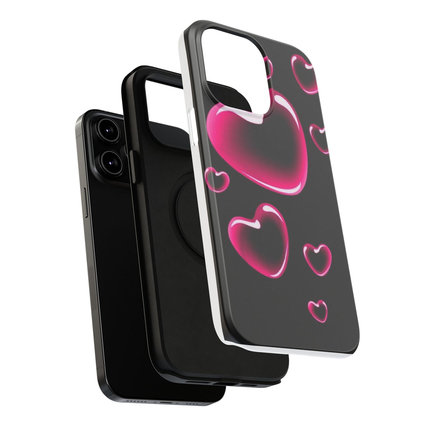 Purple Goth Collage Impact Phone Case — "Think Very Deeply" Protective Cover