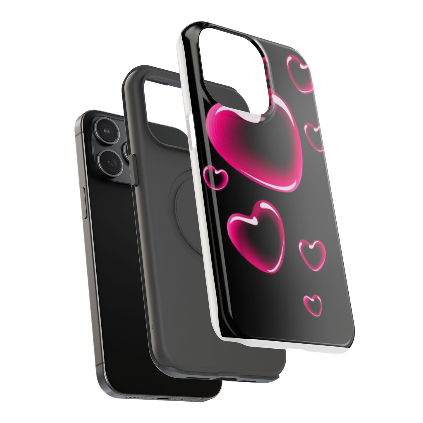 Purple Goth Collage Impact Phone Case — "Think Very Deeply" Protective Cover
