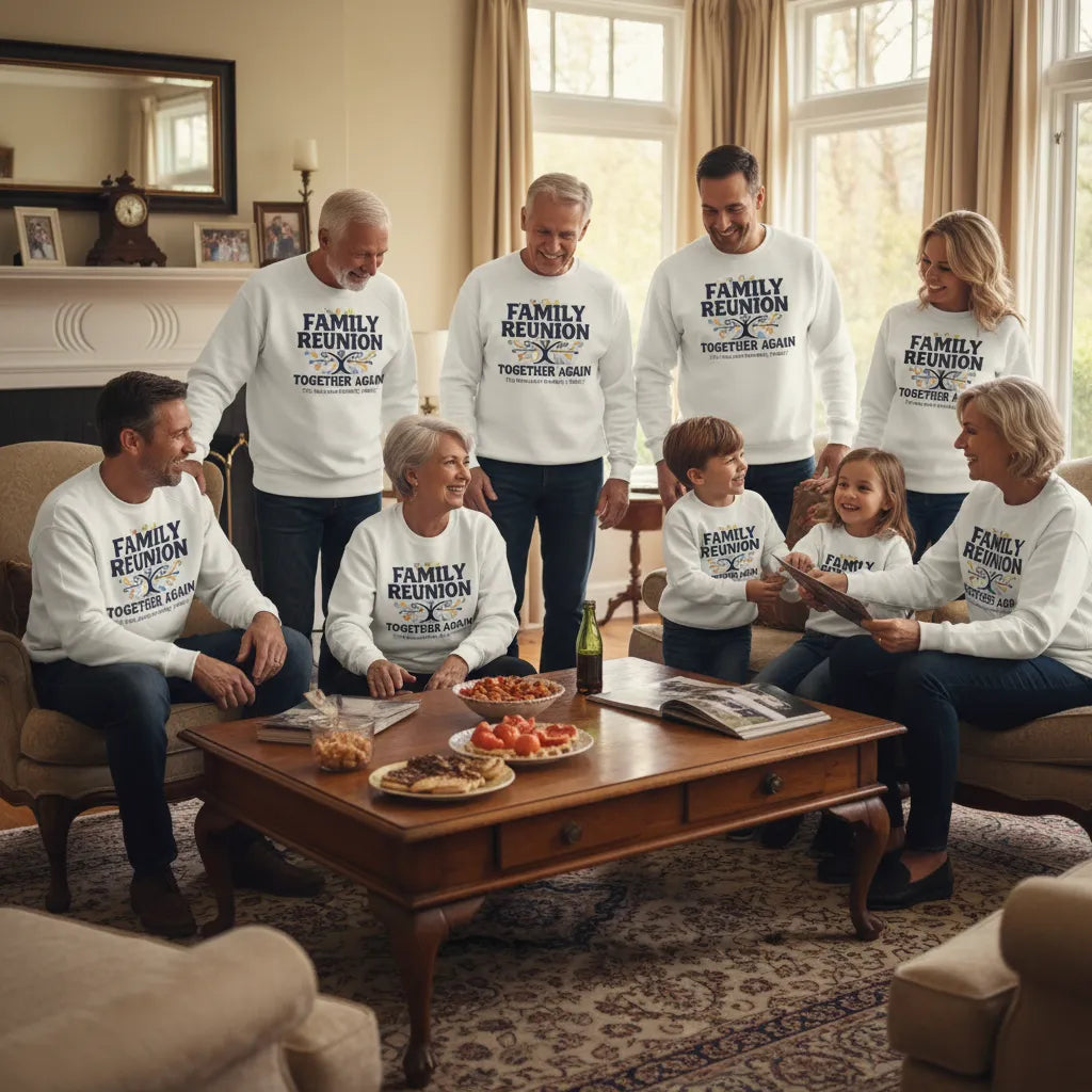 Customized Personalized Family Reunion Unisex Sweatshirt
